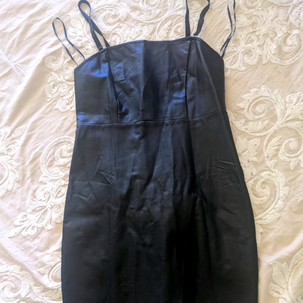 Leather Mini Dress from Forever 21